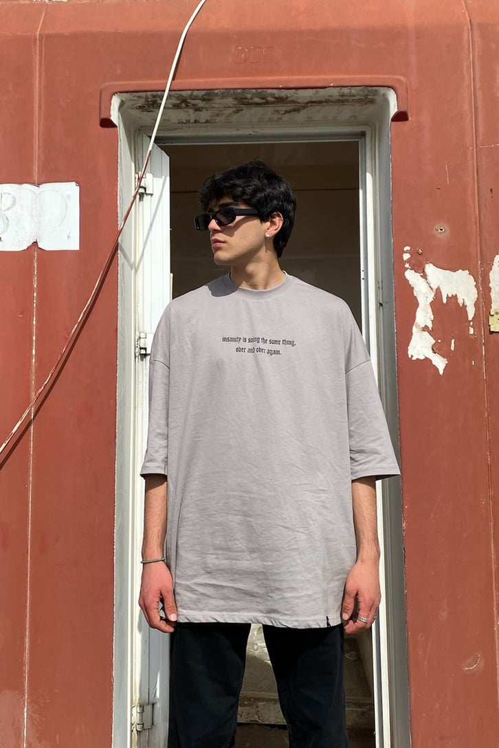 Japan Rose Oversize Printed Tshirt
