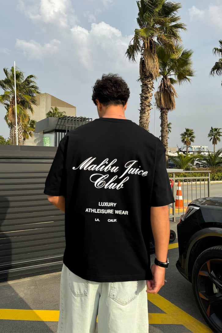Juice Club Baskılı Oversize Tişört