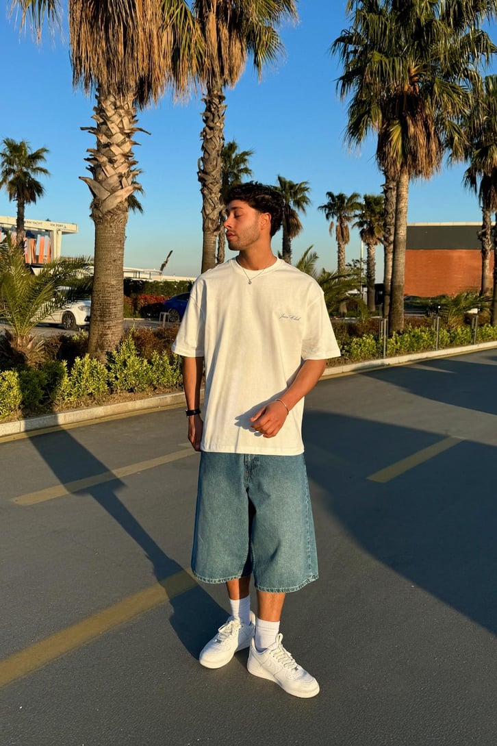 Juice Club Baskılı Oversize Tişört