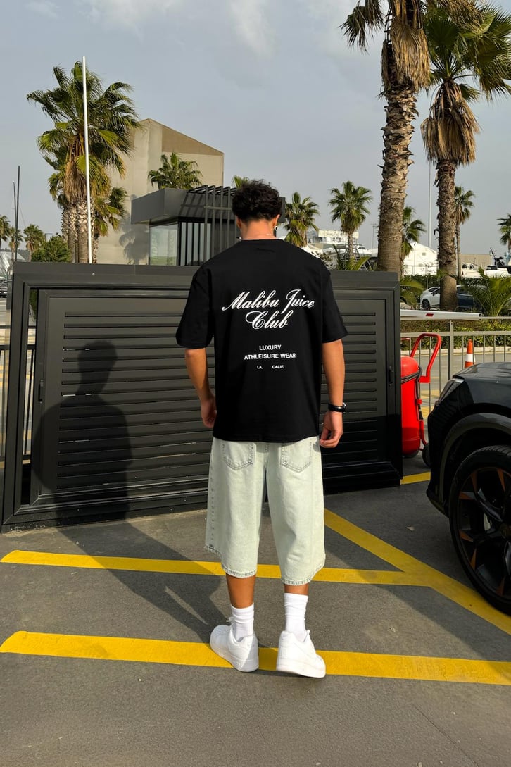 Juice Club Baskılı Oversize Tişört