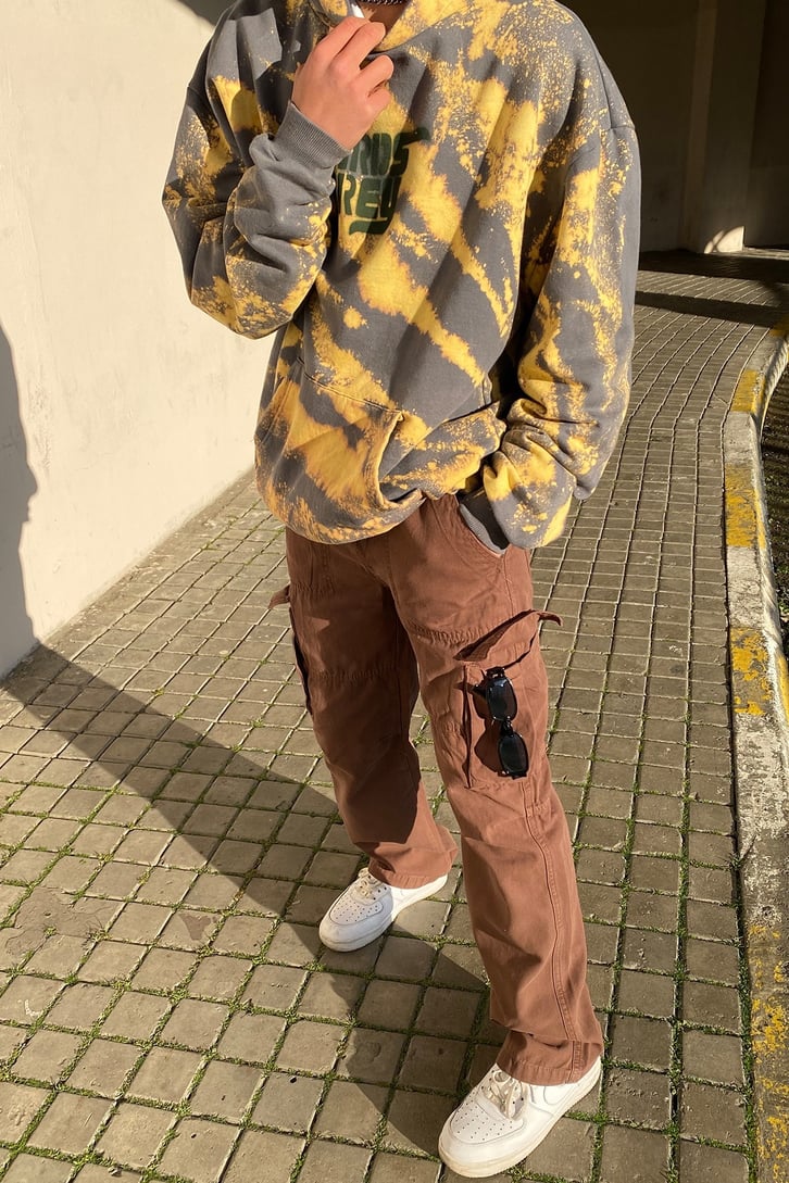 Kahverengi Losse Fit Premium Skate Pant