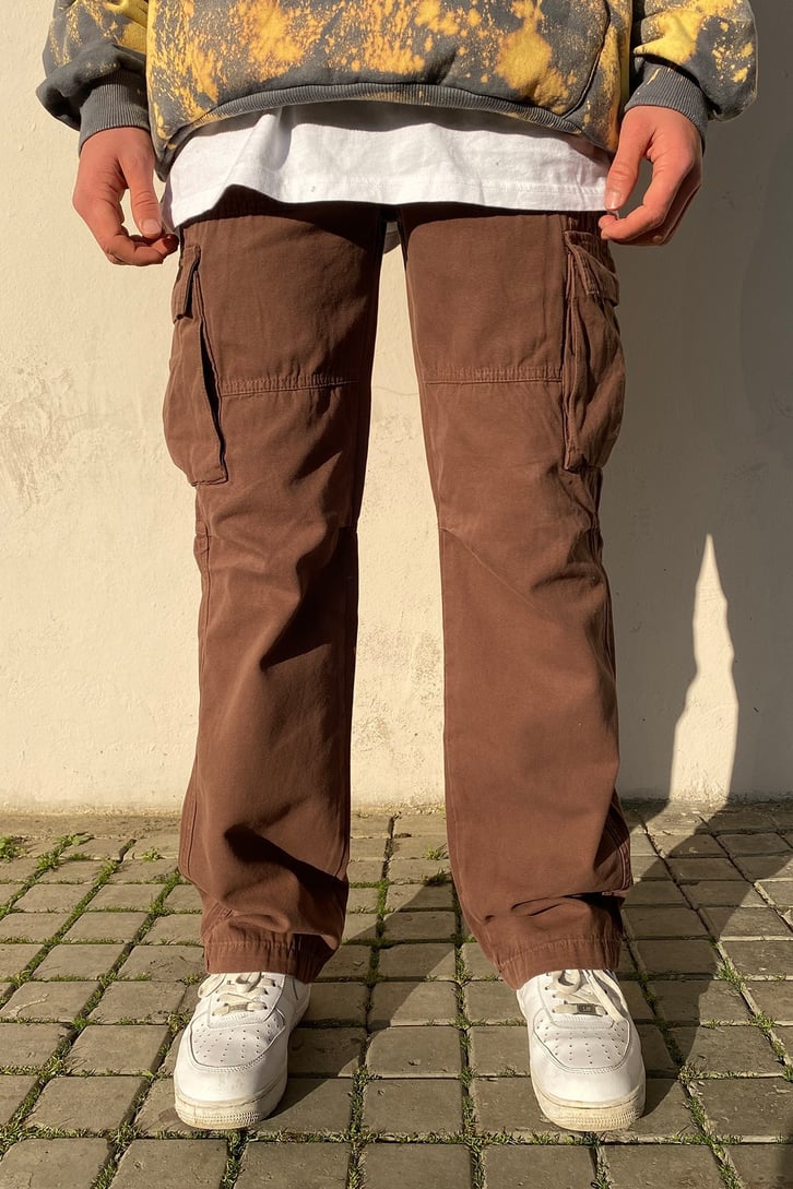 Kahverengi Losse Fit Premium Skate Pant