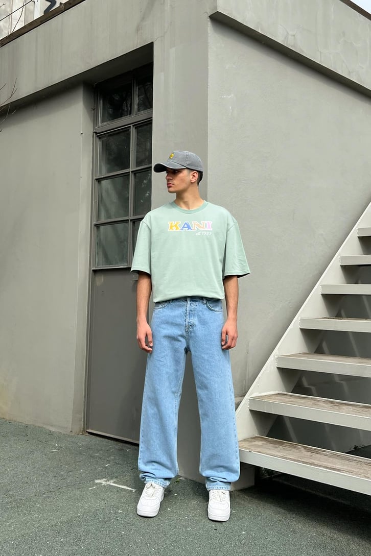 Kani Baskılı Oversize Tshirt