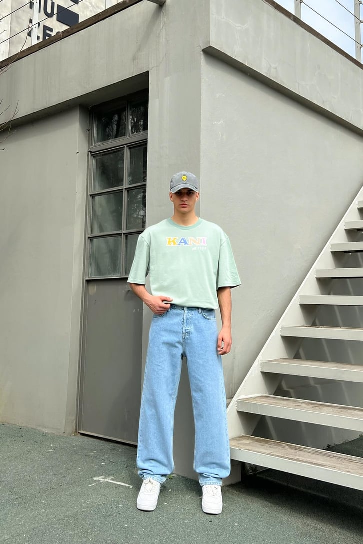 Kani Baskılı Oversize Tshirt