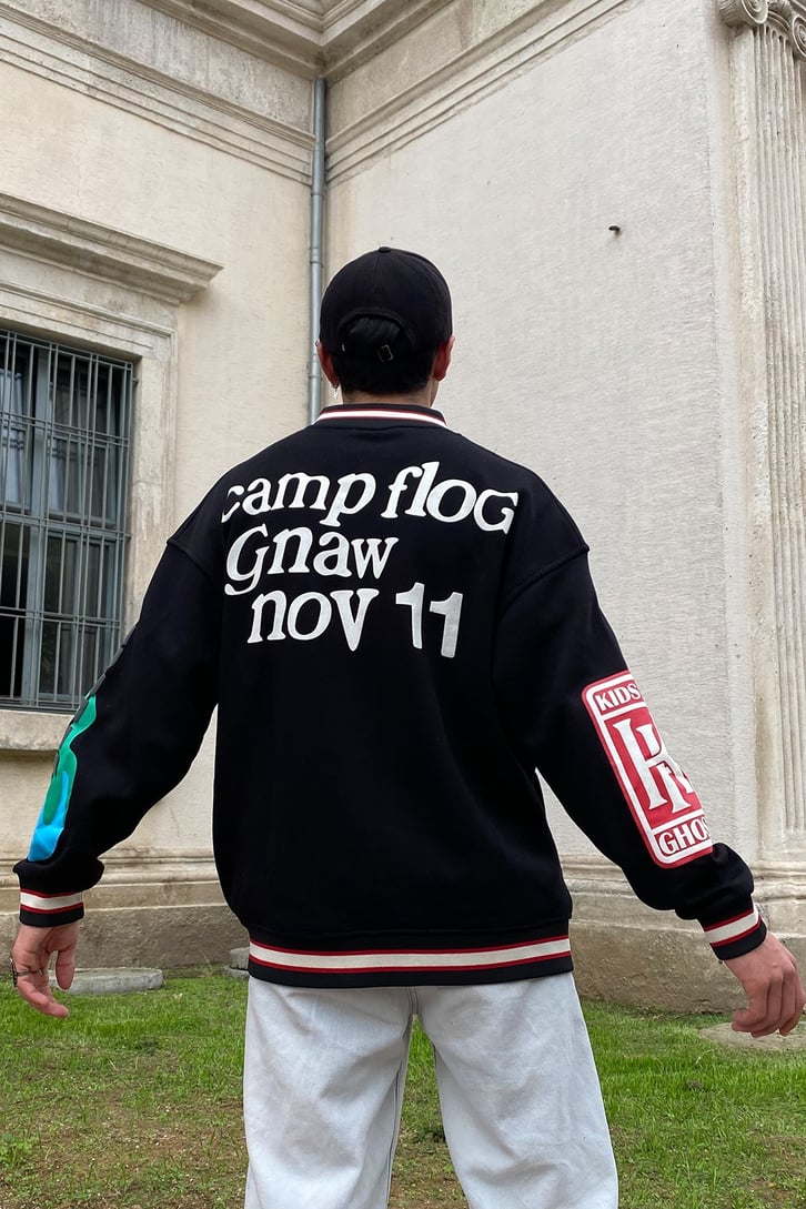 Kanye Lucky Me Oversize Collage Jacket