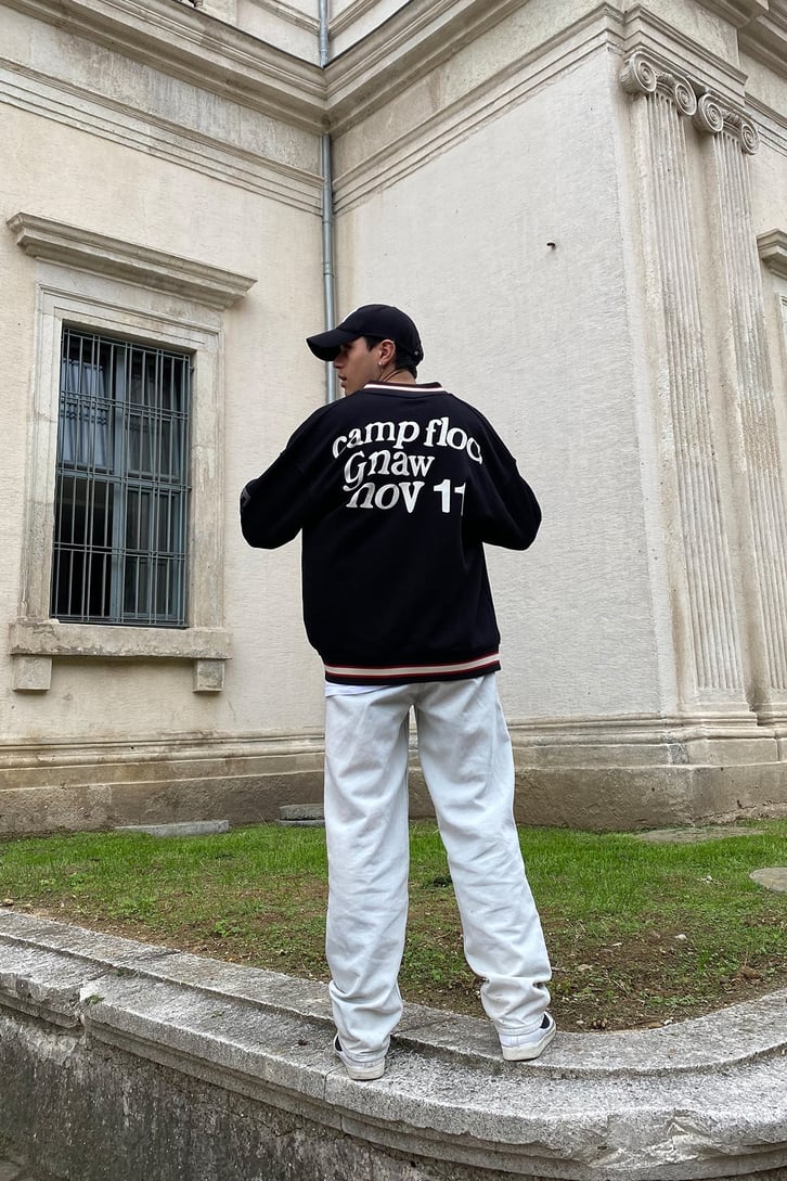 Kanye Lucky Me Oversize Collage Jacket