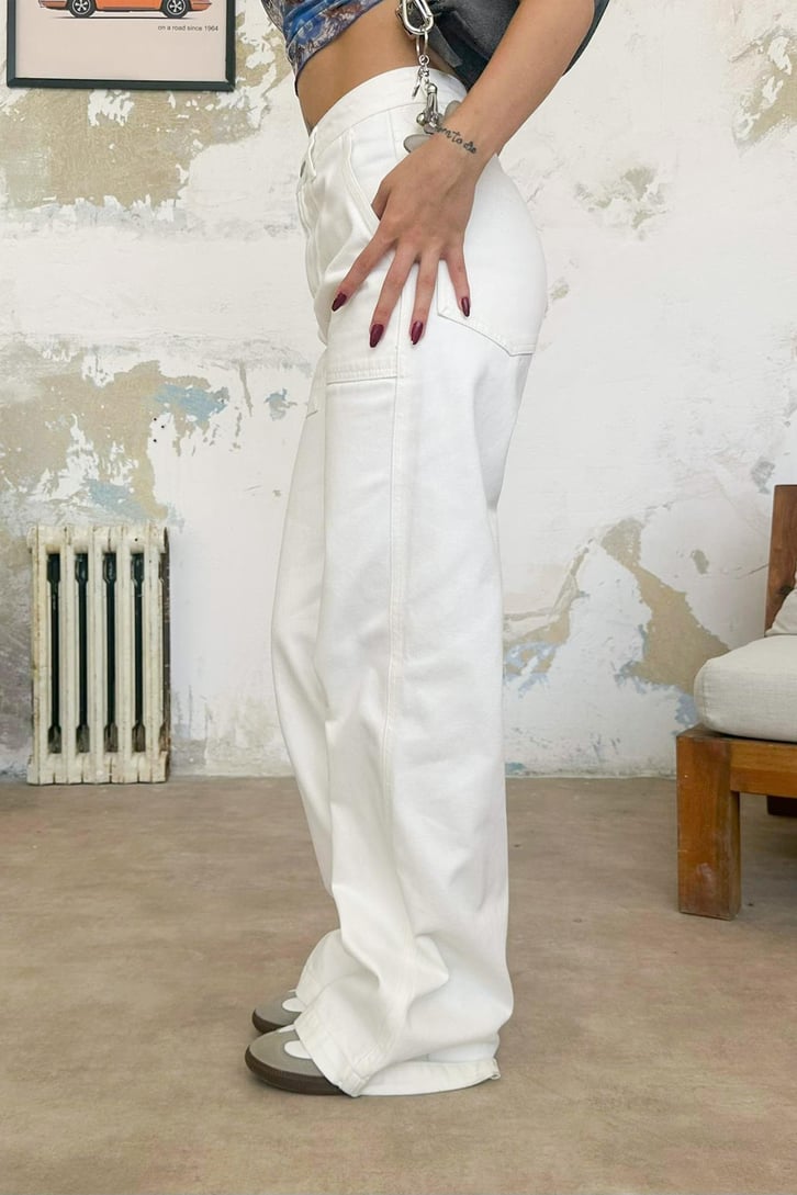 Kare Cep Baggy Jean