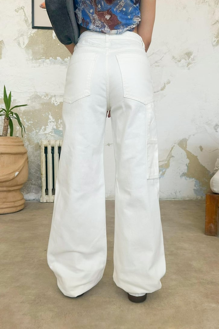 Kare Cep Baggy Jean
