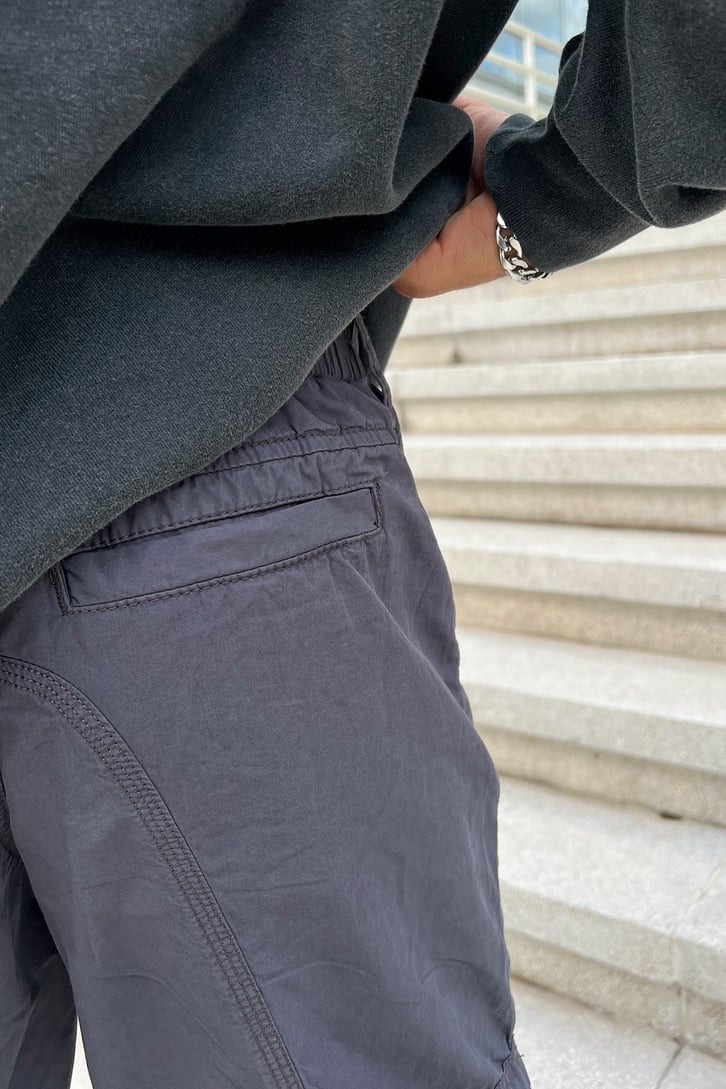 Kargo Cep Detay Baggy Pantolon