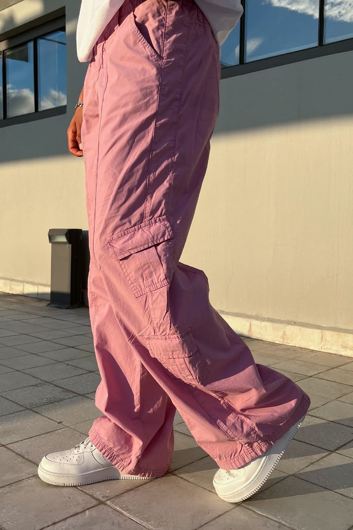 Kargo Cep Detay Baggy Pantolon