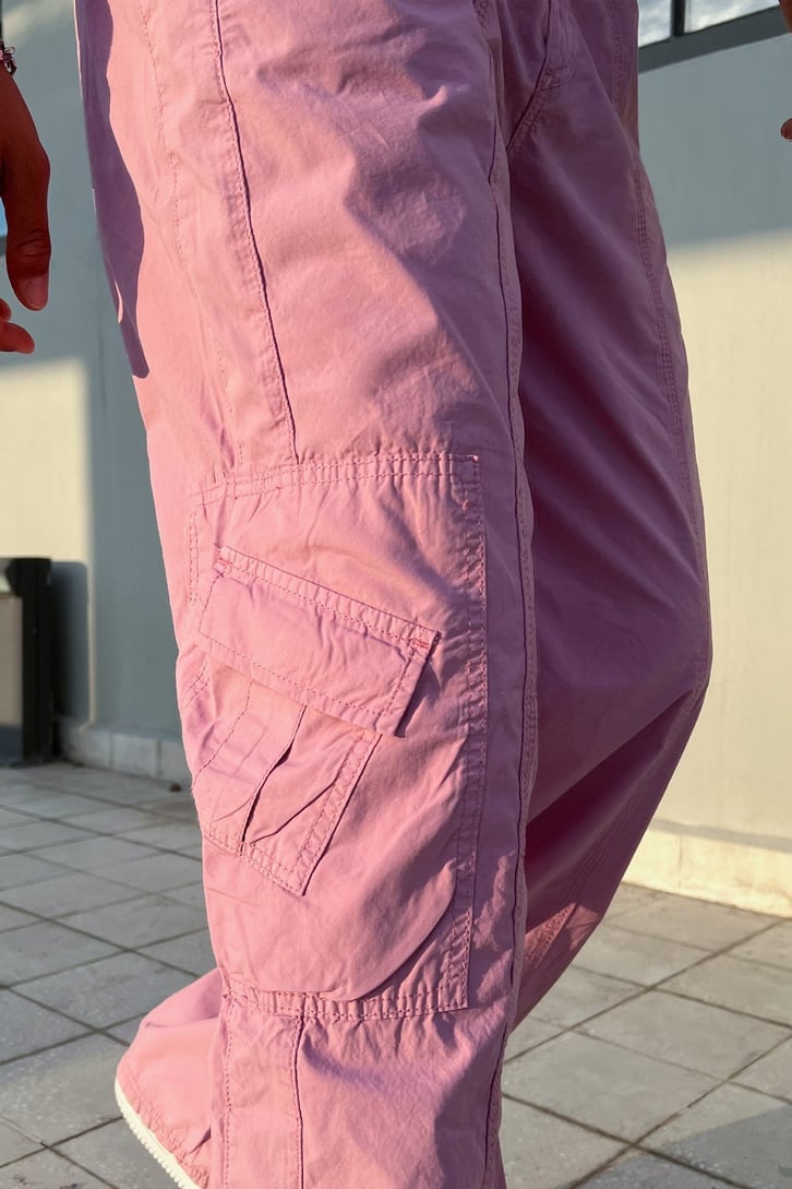 Kargo Cep Detay Baggy Pantolon