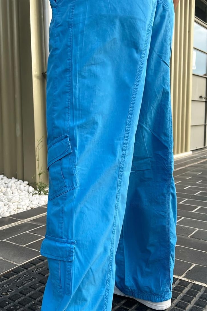 Kargo Cep Detay Baggy Pantolon