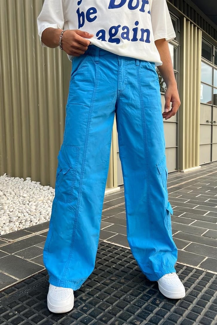 Kargo Cep Detay Baggy Pantolon