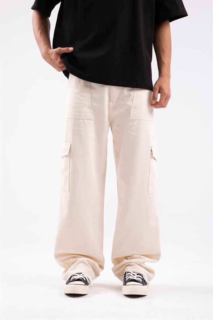 Kargo Cep Detaylı Baggy Pantolon