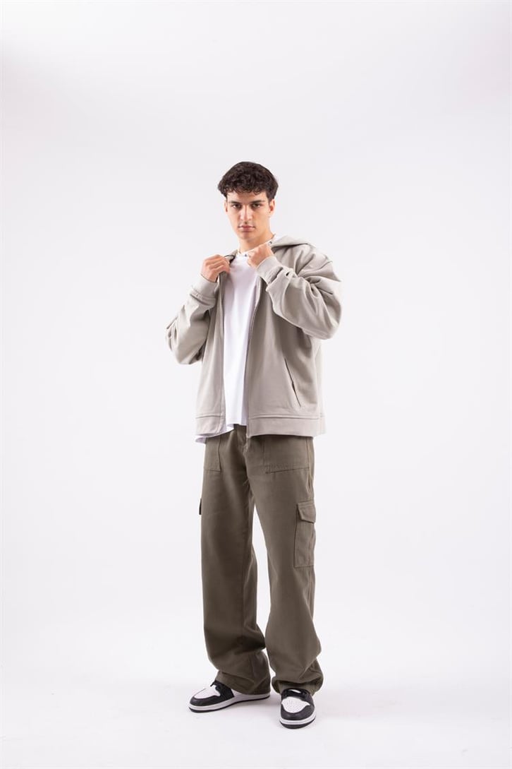 Kargo Cep Detaylı Baggy Pantolon