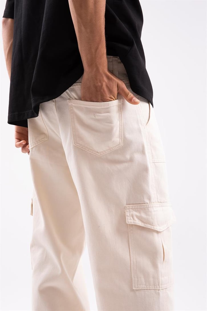 Kargo Cep Detaylı Baggy Pantolon