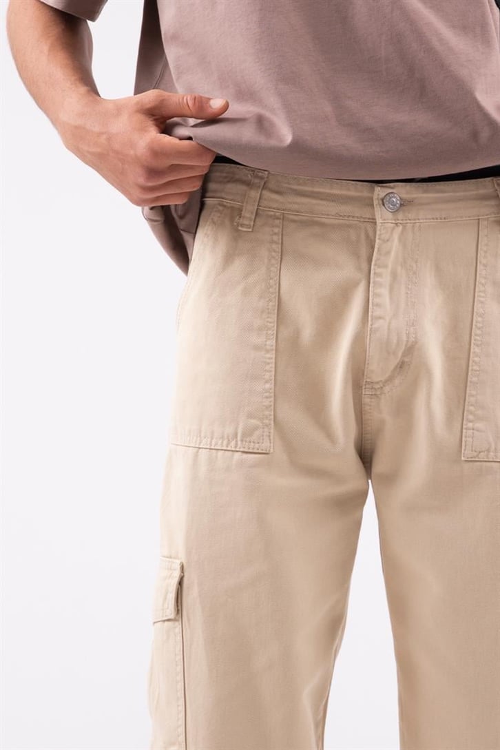 Kargo Cep Detaylı Baggy Pantolon