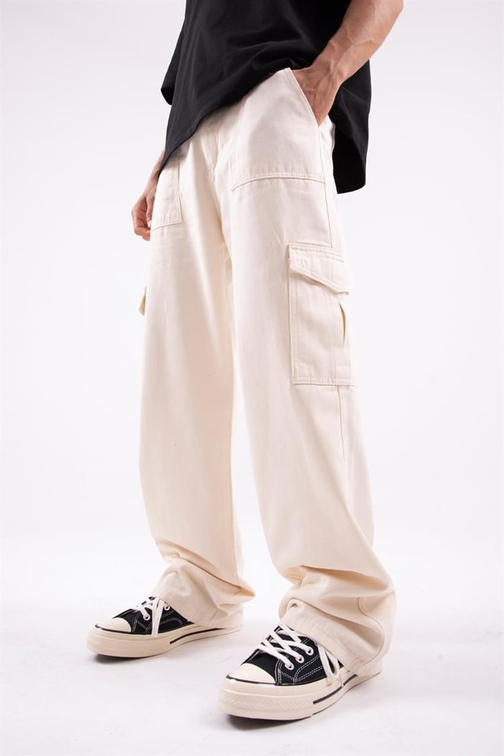 Kargo Cep Detaylı Baggy Pantolon