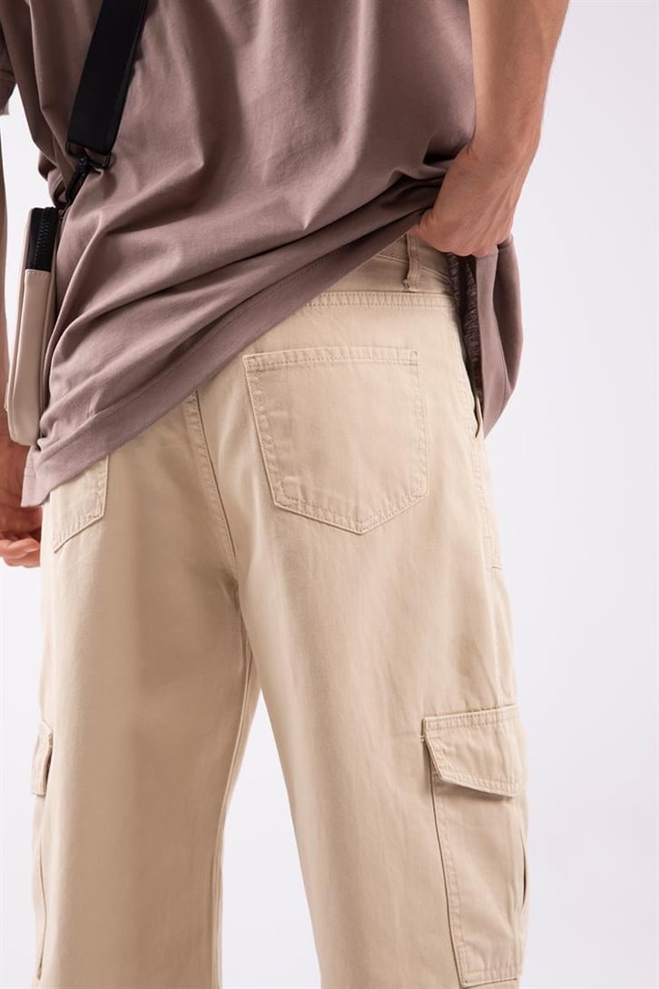 Kargo Cep Detaylı Baggy Pantolon