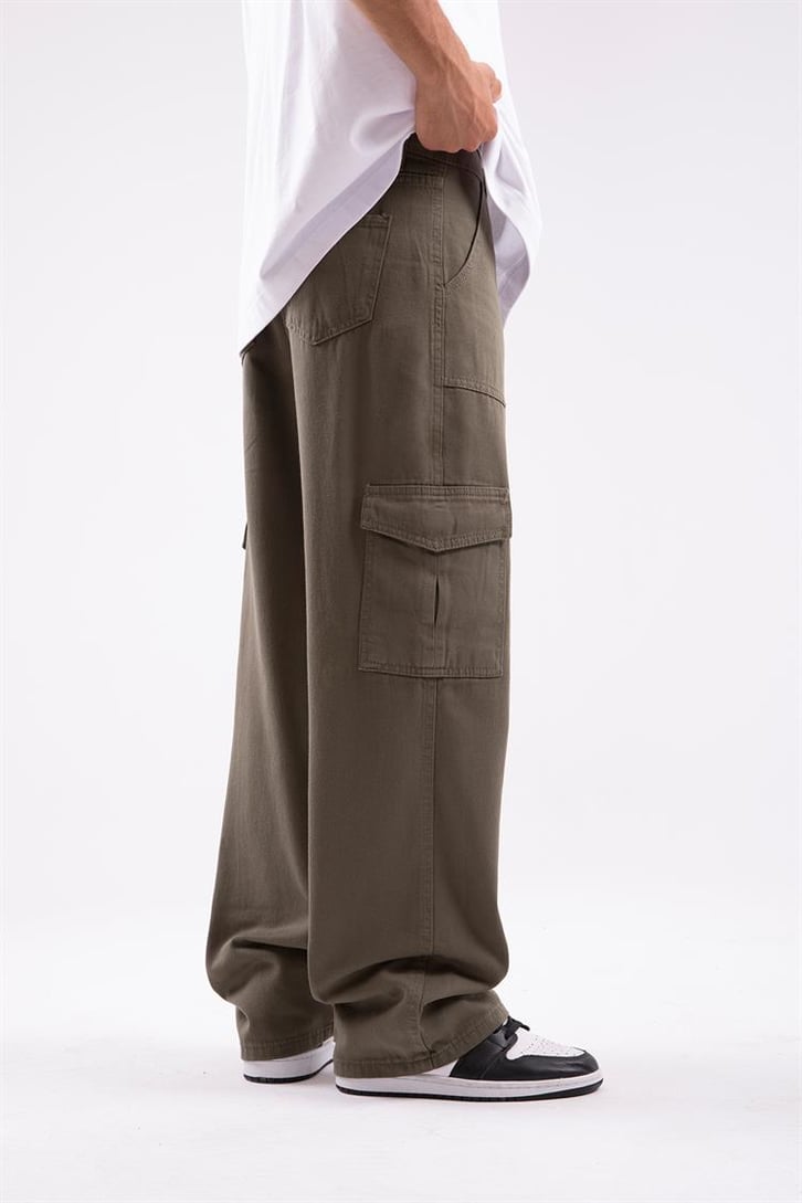 Kargo Cep Detaylı Baggy Pantolon
