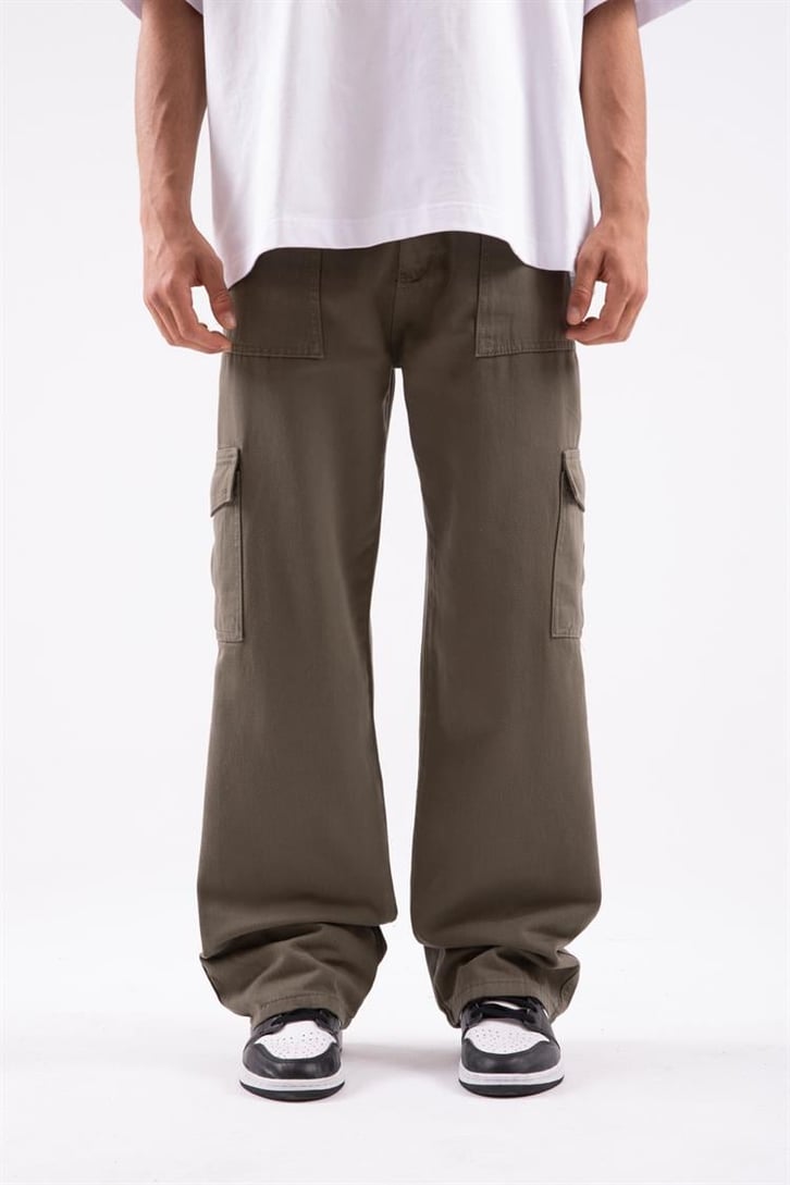Kargo Cep Detaylı Baggy Pantolon