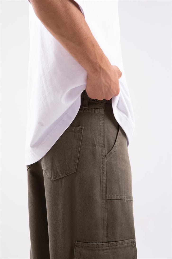 Kargo Cep Detaylı Baggy Pantolon