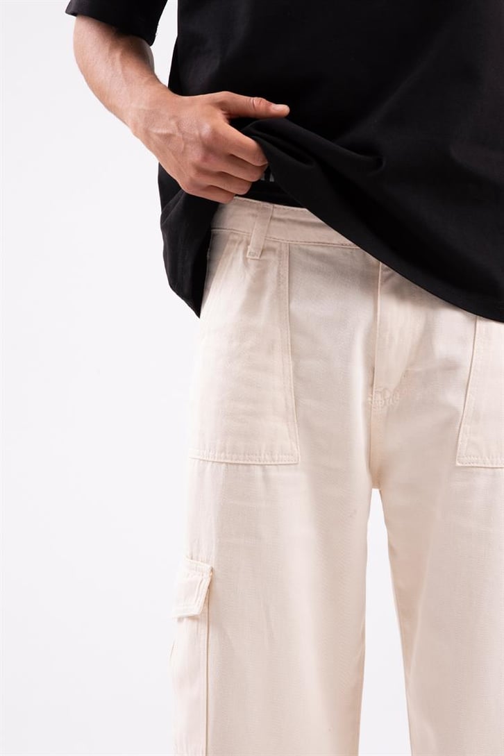 Kargo Cep Detaylı Baggy Pantolon
