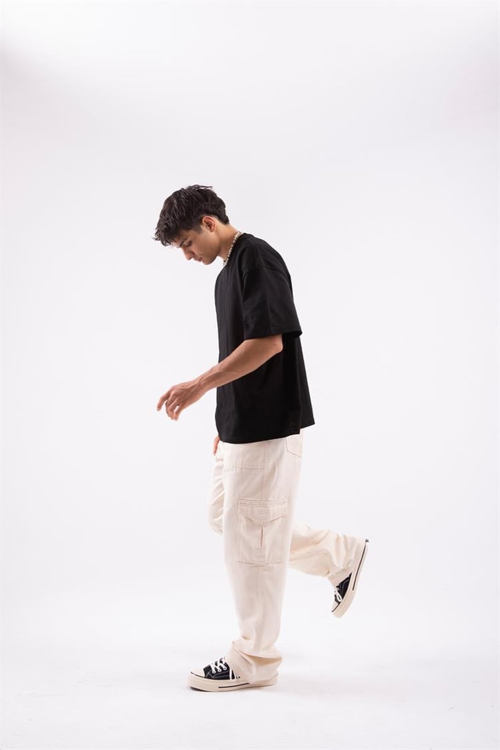 Kargo Cep Detaylı Baggy Pantolon