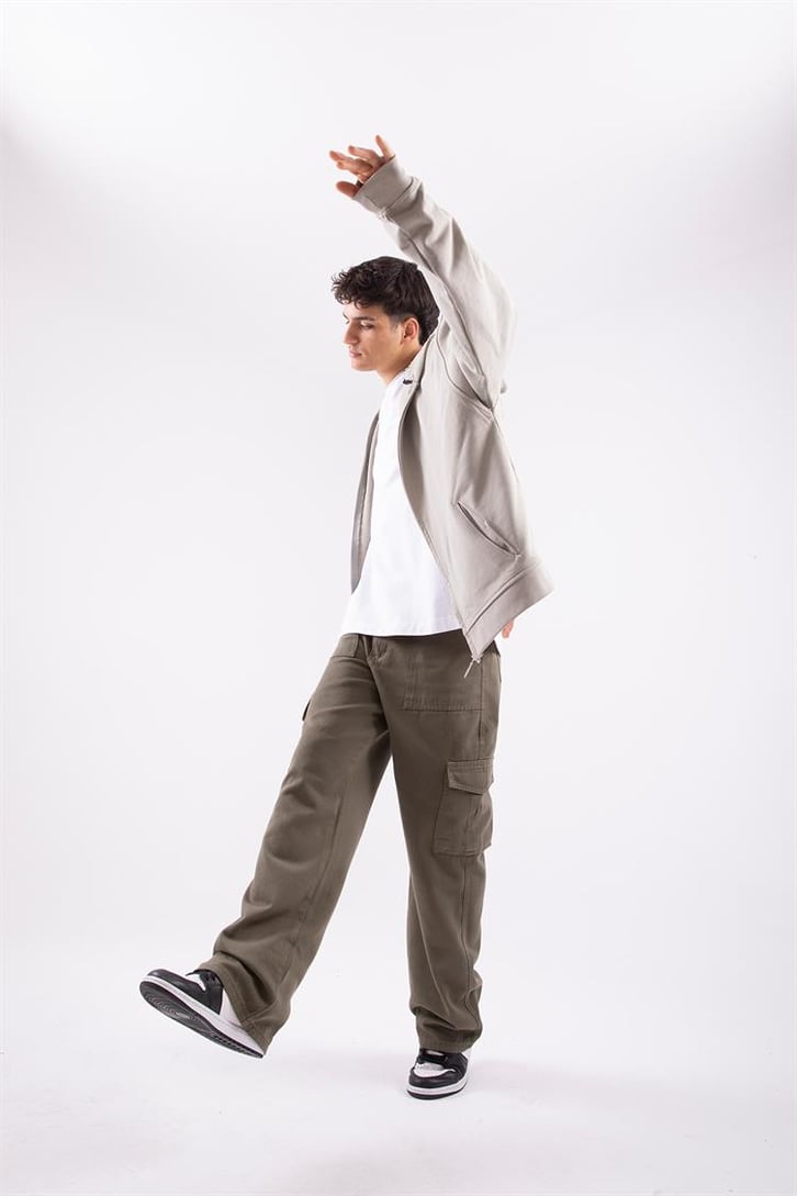 Kargo Cep Detaylı Baggy Pantolon