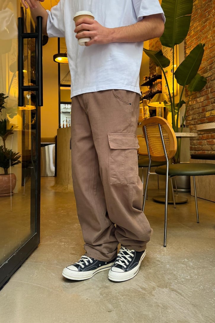 Kargo Cep Regular Pantolon