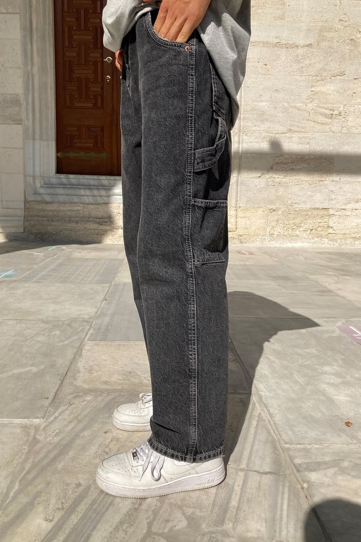 KARGO CEPLİ BAGGY JEAN