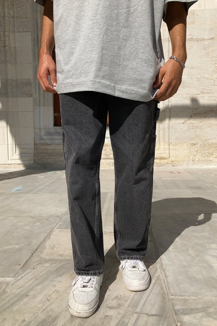 KARGO CEPLİ BAGGY JEAN