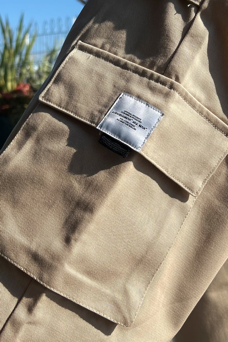 Kargo Cepli Bej Pantolon