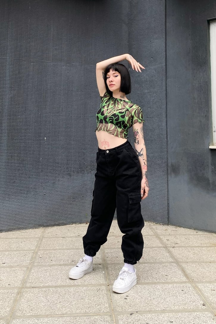Kargo Cepli Jogger Pantolon