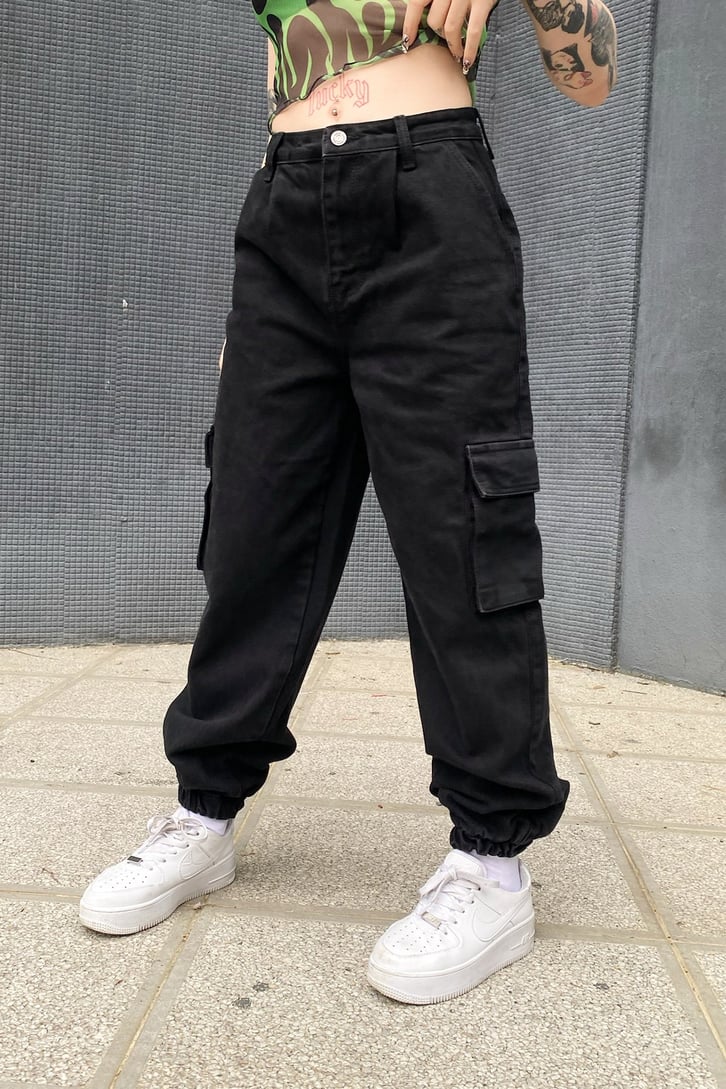 Kargo Cepli Jogger Pantolon