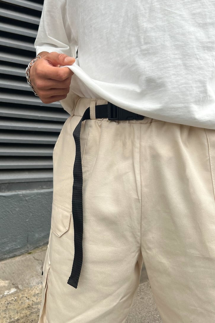 Kargo Cepli Jogger Pantolon