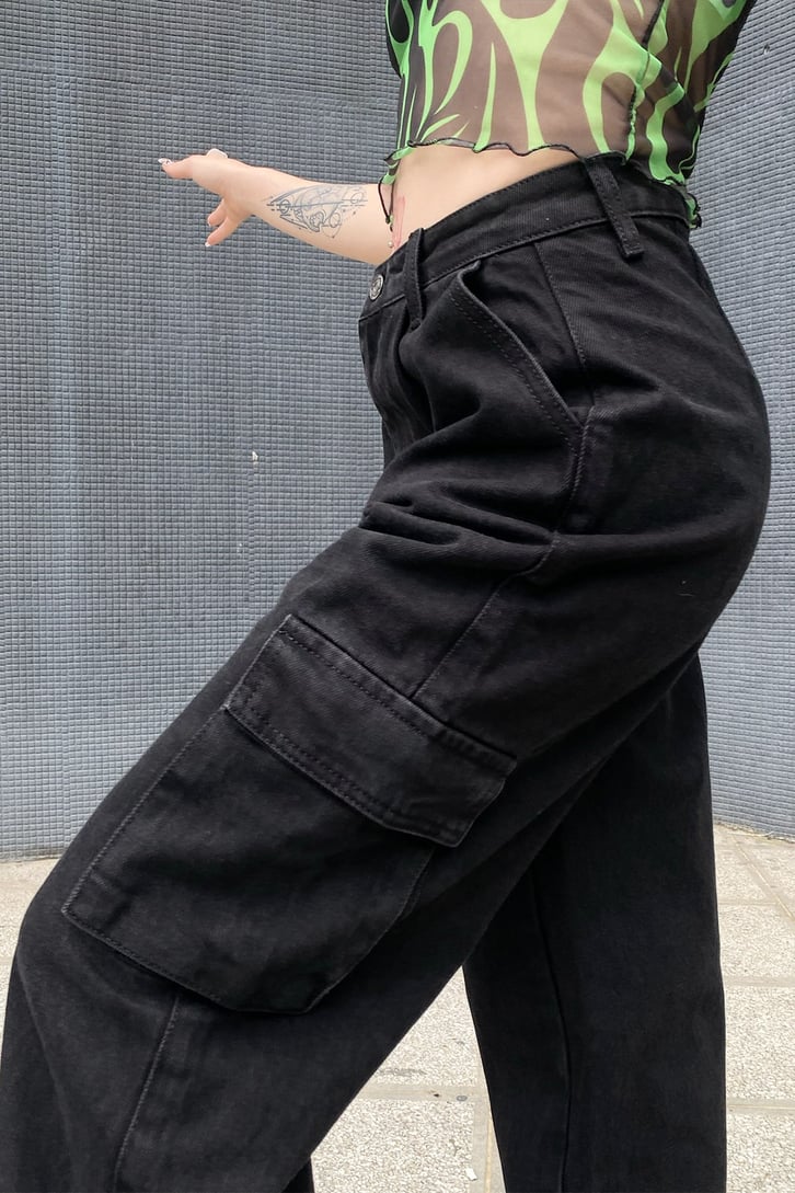 Kargo Cepli Jogger Pantolon
