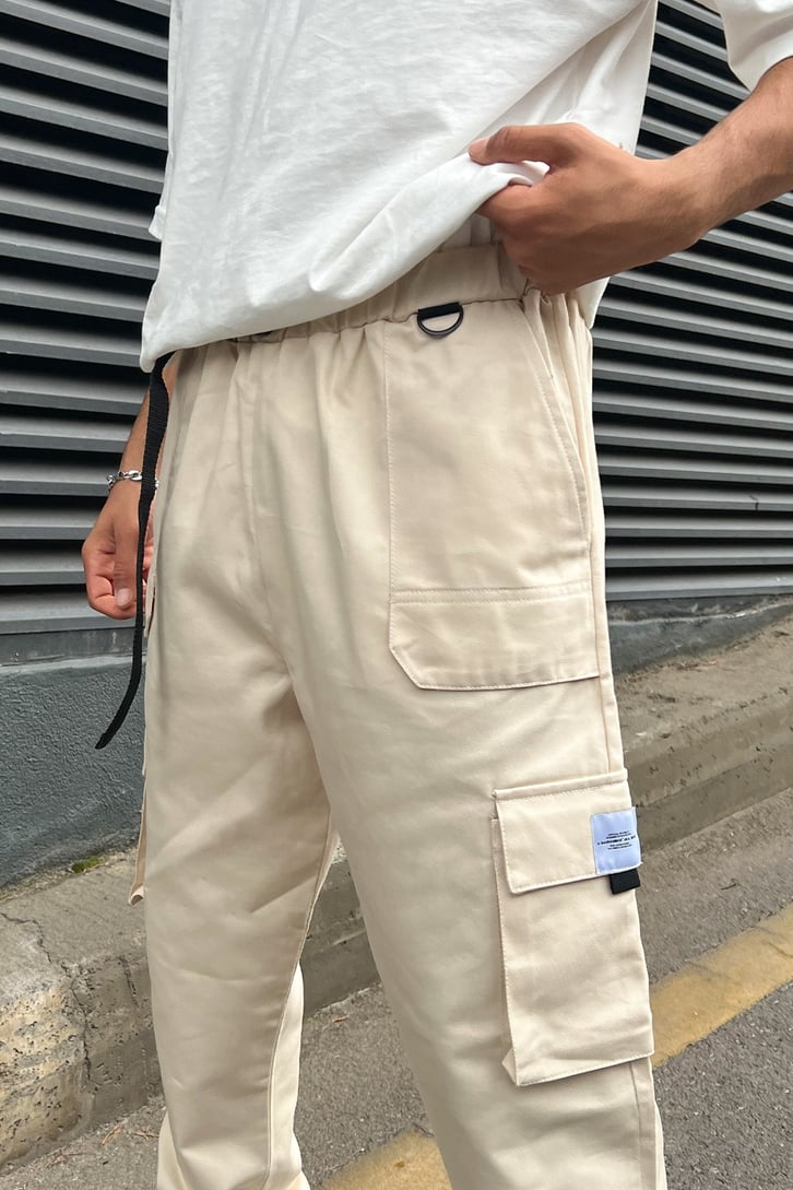 Kargo Cepli Jogger Pantolon