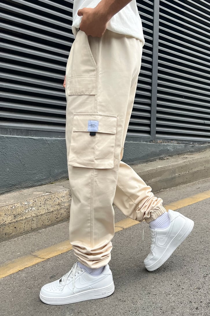 Kargo Cepli Jogger Pantolon