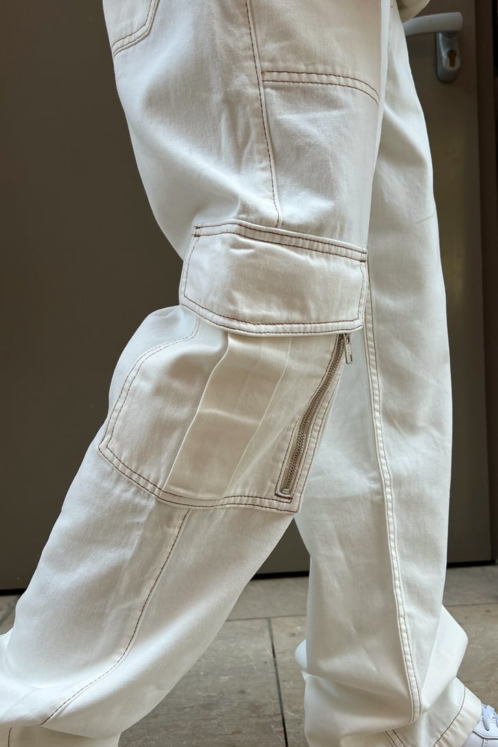 Kargo Cepli Krem Baggy Jean