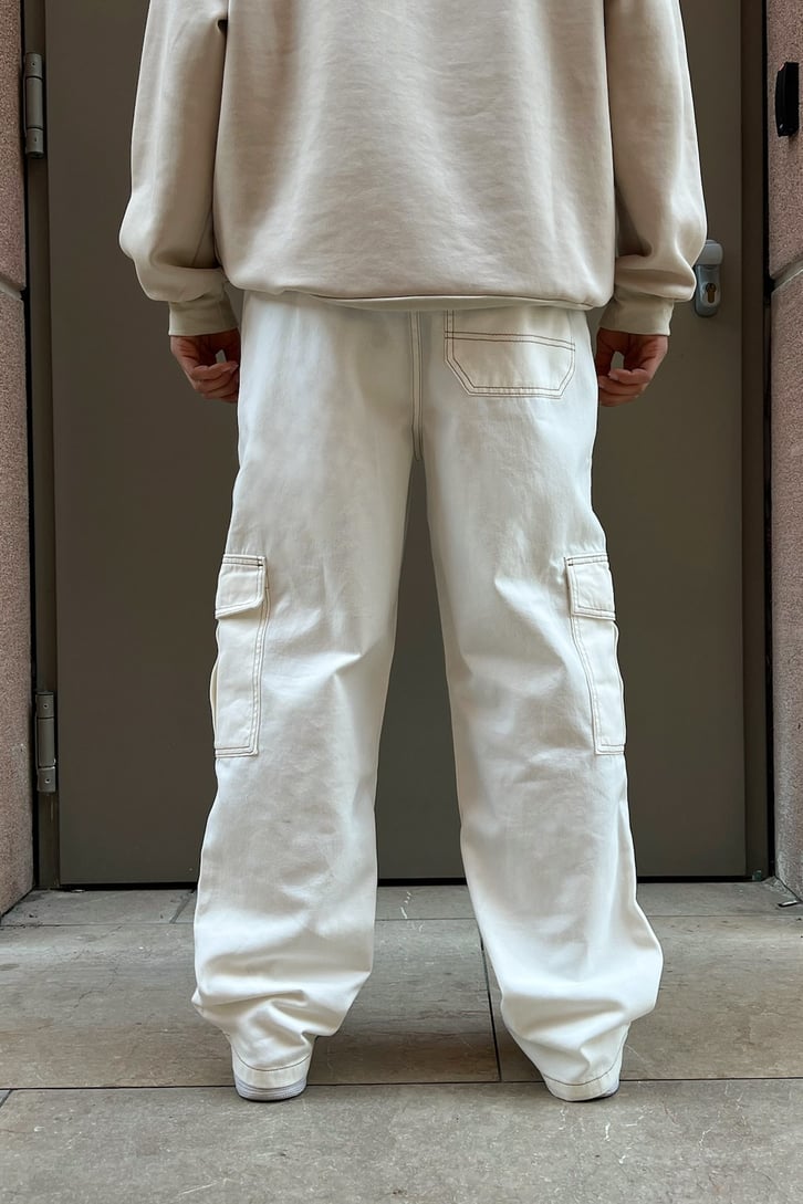 Kargo Cepli Krem Baggy Jean