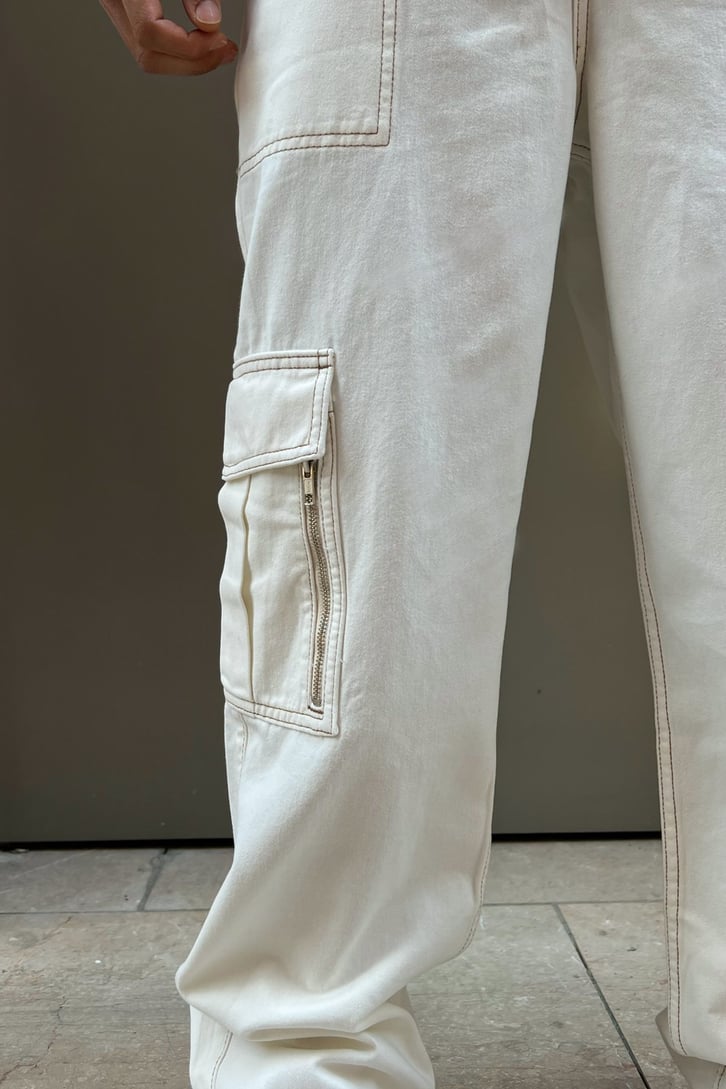 Kargo Cepli Krem Baggy Jean