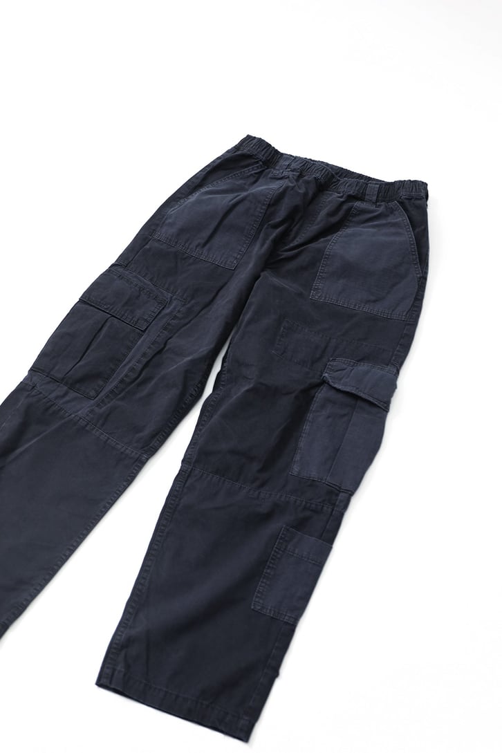 Kargo Cepli Lacivert Baggy Pantolon
