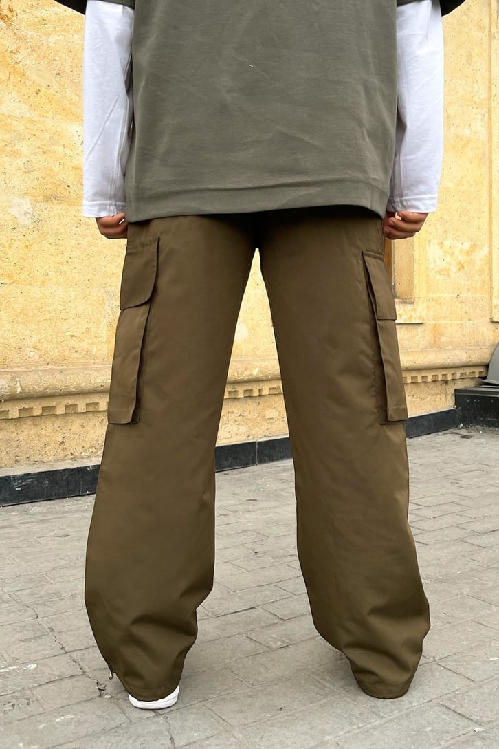 Kargo Cepli Paraşüt Kumaş Pantolon