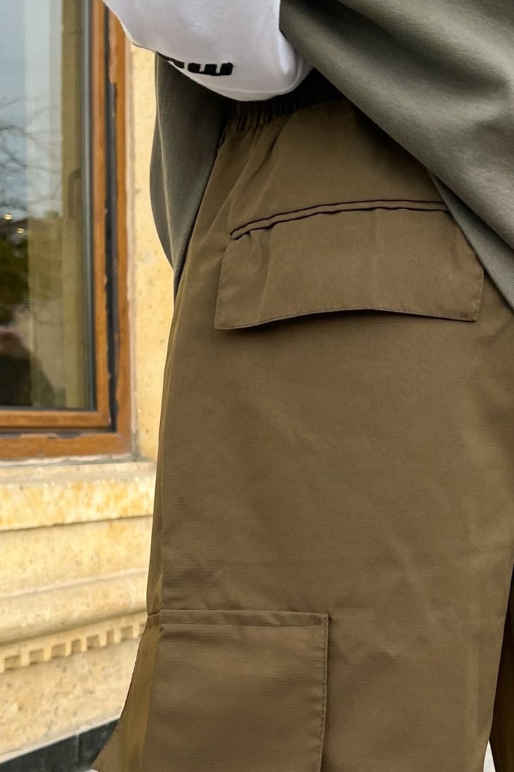 Kargo Cepli Paraşüt Kumaş Pantolon