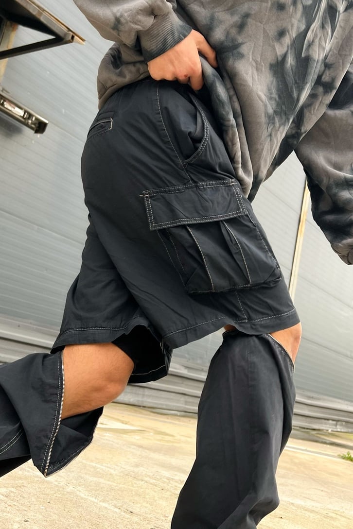 Kargo Cepli Şort + Baggy Pantolon