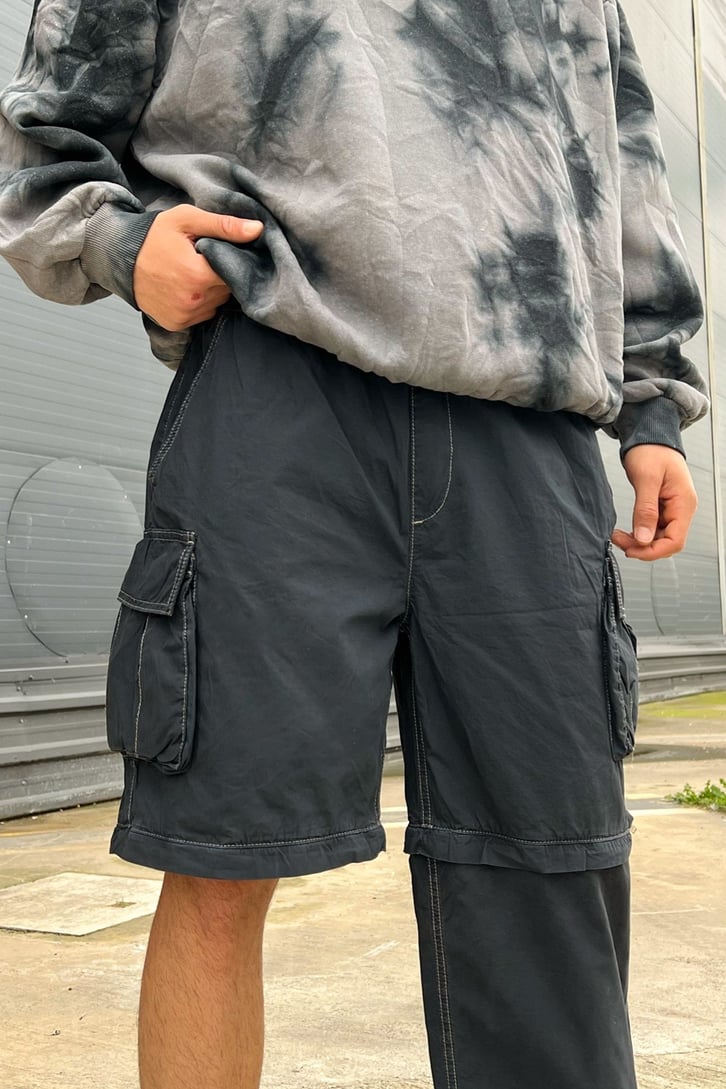 Kargo Cepli Şort + Baggy Pantolon