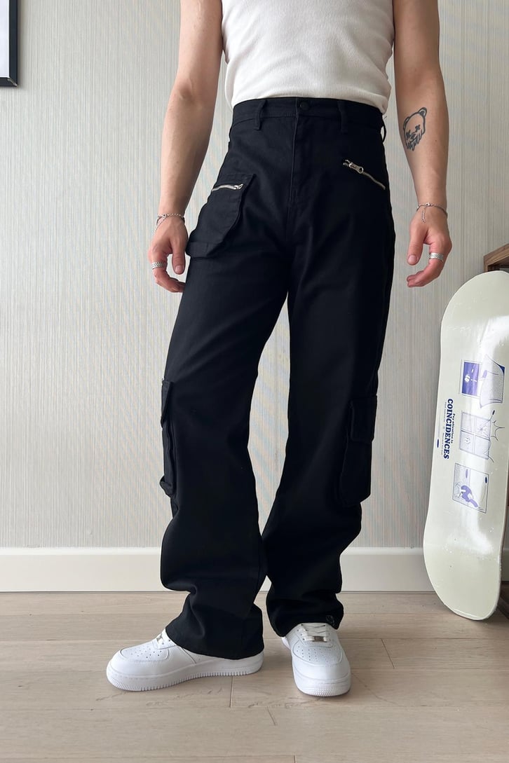 Kargo Cepli Zipper Baggy Jean