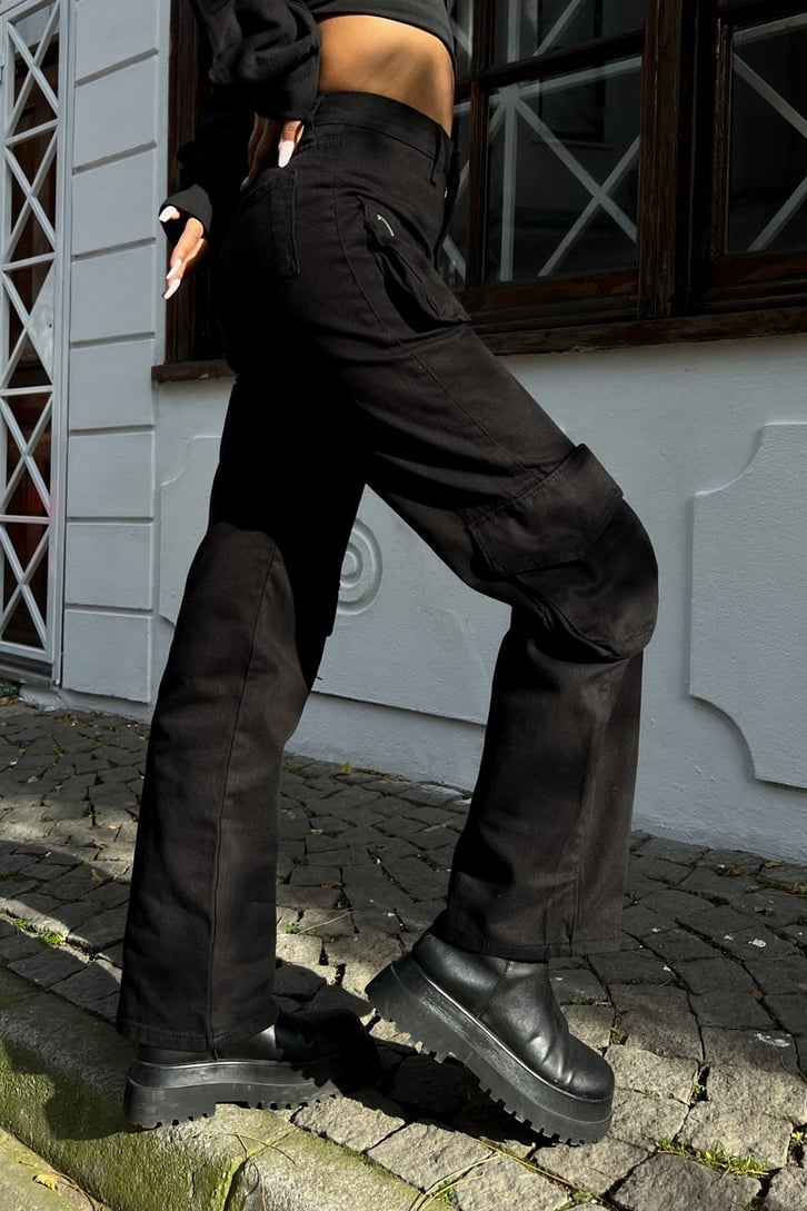 Kargo Cepli Zipper Baggy Jean