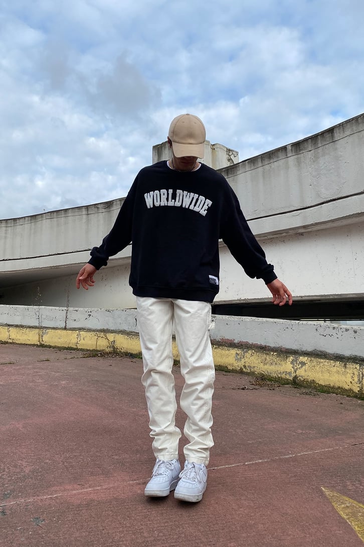 Karl Kani Carrof Fit Oversize Ecru Panth